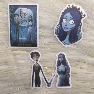 #2 Tim Burton Corpse Bride Sticker Bundle